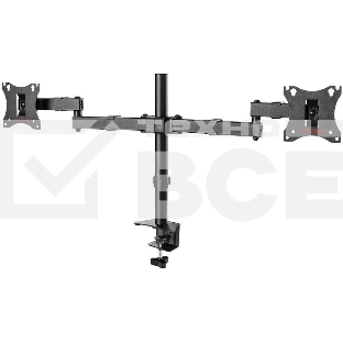 Кронштейн для мониторов Arm Media LCD-T04 черный 15'-28' макс.14кг настольный поворот и наклон верт.перемещ.