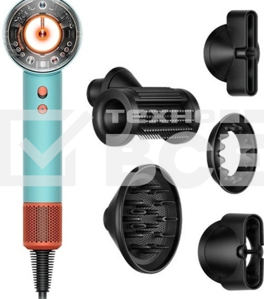 Фен Dyson Supersonic HD16 патина/топаз, 1600 Вт, компактный, ионизация