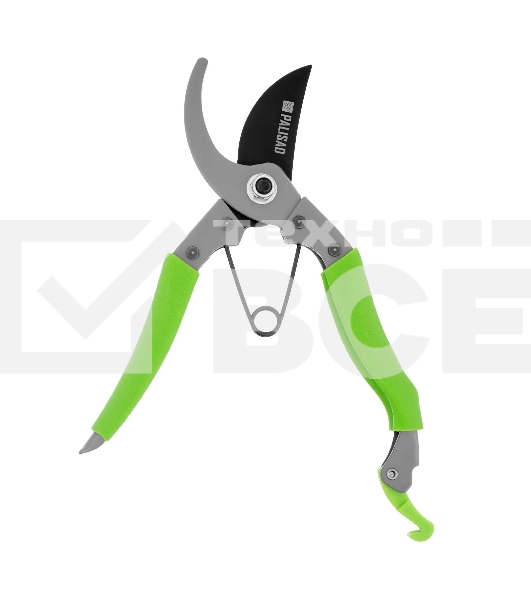 Секатор прямого реза Palisad 200 мм, стальные рукоятки, ПВХ оболочка, BASE