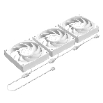 Система жидкостного охлаждения ID-Cooling FX360 LCD PE WHITE (Soc 1851/1700/1200/115X/AM5/AM4, 3x120мм fan, 2450rpm, 34.3 дБ, 350W, PWM 4-pin, Al+Cu) (FX360 LCD P, фото5