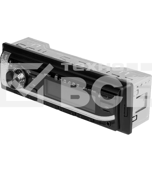 Автомагнитола URAL МОЛОТ АРС-МТ 114С, 1 DIN, Bluetooth, USB Type-A, AUX