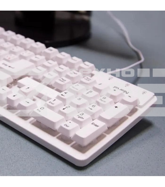 Клавиатура проводная SVEN Standard 301 USB белая