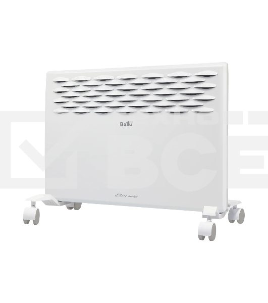 Конвектор Ballu Ettore BEC/ETER-1500 белый, 1500 Вт, 20 м2, термостат, дисплей