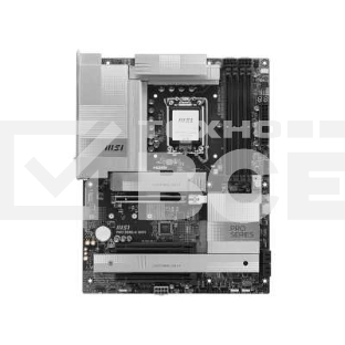 Материнская плата MSI PRO Z890-A WIFI, LGA 1851, Intel Z890, 4xDDR5, 4xSATA, 4xM.2, 1xPCIe 5.0 x16, 2xPCIe 4.0 x4, 1xHDMI, 2xUSB-C Thunderbolt 4, 1xUSB-C 3.2 Gen 2, 3xUSB-A 3.2 Gen 2, 4xUSB-A 3.2 Gen 1, 1x 5Gb LAN, 2x3.5 мм, 7.1, ATX