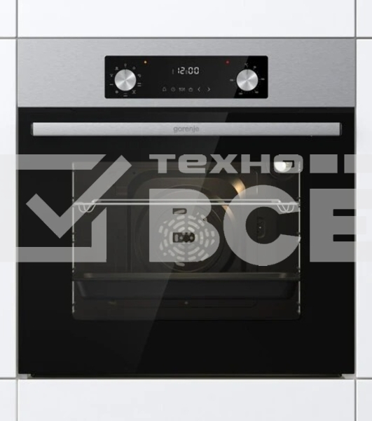 Духовой шкаф электрический Gorenje BO6737E02NX, черный