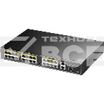 Коммутатор Cudy FS1026PS1, (L2) 24x100Мбит/с 2x1Гбит/с, 1SFP, 24PoE, 24PoE+ 300W, неуправляемый, фото 1