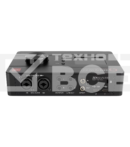 Аудиоинтерфейс Antelope Audio Zen Quadro Synergy Core 24 бит/192 кГц, 14x10, Отношение сигнал/шум: 110 дБ, ADAT для расширения входов/выходов, конвертеры с коэффициентом усиления до 130 дБ, два микрофонных предусилителя с 65 дБ усиления