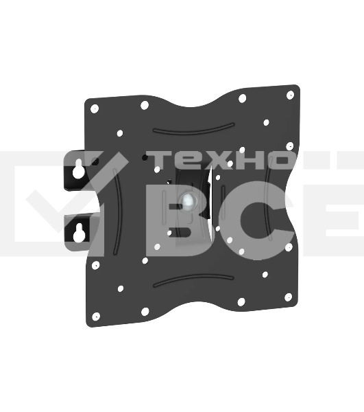 Универсальное наклонно-поворотное настенное крепление Wize WTS43 для дисплеев 17-43