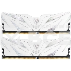 Оперативная память Netac Shadow II, DDR5, 32GB (2x16GB), 5600 MHz, CL46, DIMM, с радиатором, RGB, белый, фото 1
