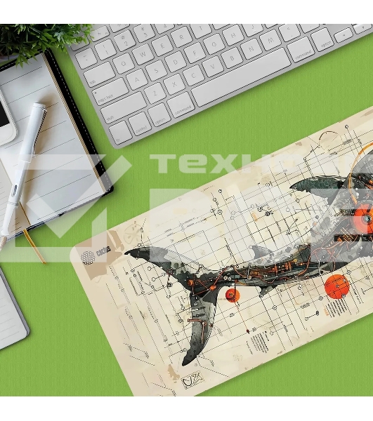 Коврик для мыши Cactus Shark 900x400x4мм (CS-MP-COR03XXL)