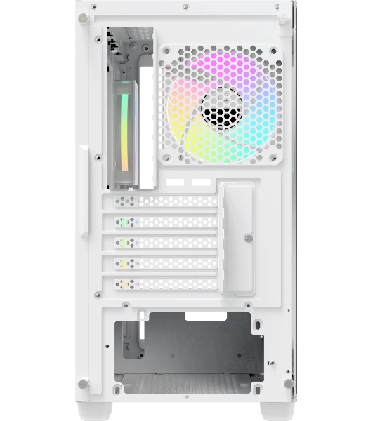 Компьютерный корпус Case Ocypus Gaммa C52 WH ARGB mATX/win/white/3 ARGB fans/no PSU/Tempered Glass