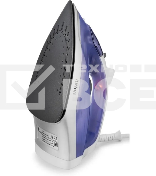 Утюг Kitfort KT-2603 1300 Вт белый/фиолетовый