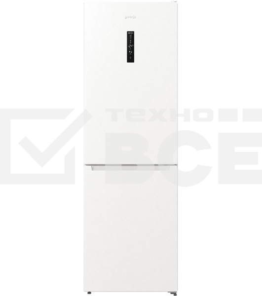 Холодильник Gorenje NRKP61EA2W4 белый двухкамерный 203/99л морозилка снизу, No Frost
