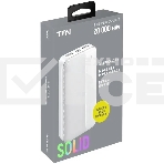 Мобильный аккумулятор TFN Solid PB-282 20000mAh 11W 2.1A 2xUSB-A белый (TFN-PB-282-WH), фото3