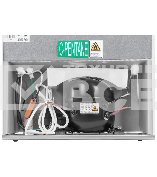 Холодильник Hyundai CT1551WT белый двухкамерный 98/33л морозилка сверху