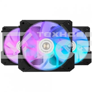 Вентилятор для корпуса Alseye i12B-K3 черный, 120 мм, 1800 об/мин, 33.2 дБ, 4 pin