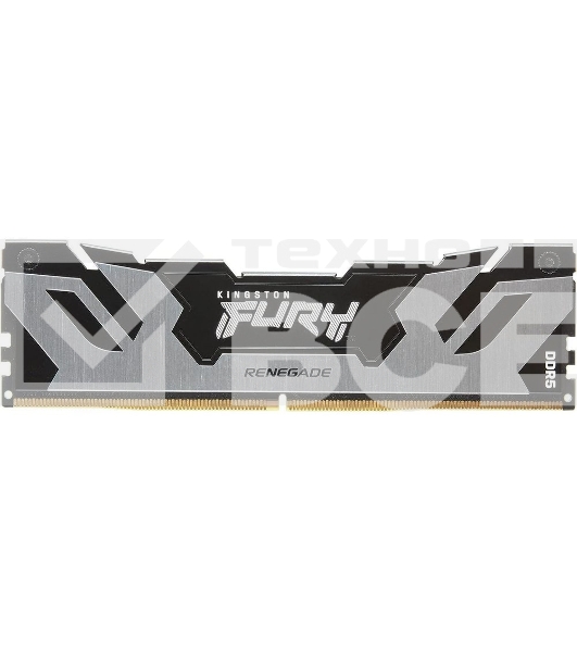 Оперативная память Kingston Fury Renegade, DDR5, 32GB (2x16GB), 8000MHz, CL38, с радиаторами, серебристый/черный