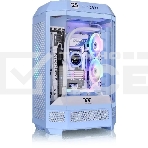 Корпус Thermaltake The Tower 300 Hydrangea голубой без БП miniITX 8x120mm 6x140mm 2xUSB3.0 audio bott PSU, фото7