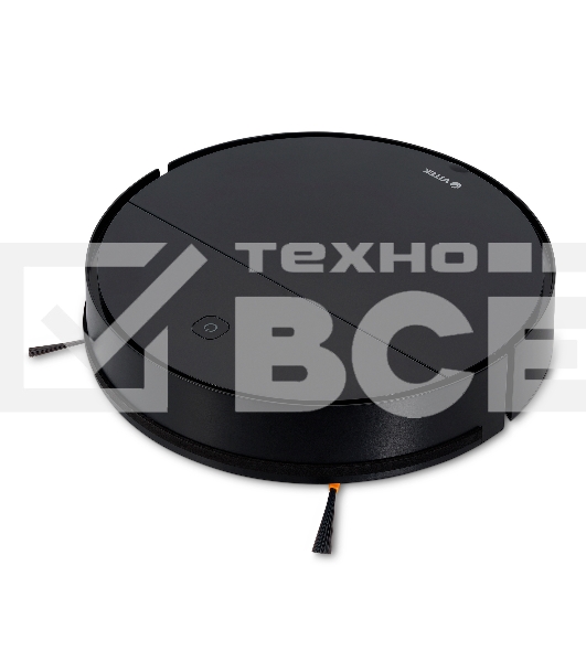 Робот-пылесос Vitek VT-1808 (MC) черный, 2000 мАч Li-Ion, уборка влажная/сухая, пылесборник контейнер 0.35 л