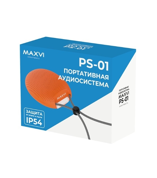 Беспроводная колонка Maxvi PS-01 orange