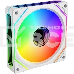 Вентилятор для корпуса Bloody BD-CF120ARGB5 LCD ARGB белый, 120 мм, 1600 об/мин, 26 дБ, 4 pin, фото 1