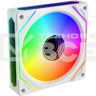Вентилятор для корпуса Bloody BD-CF120ARGB5 LCD ARGB белый, 120 мм, 1600 об/мин, 26 дБ, 4 pin