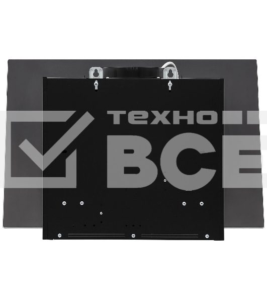 Вытяжка наклонная Krona Kristen 600 black/inox S сенсорное управление, чёрный