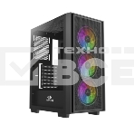 Корпус компьютерный Redragon Paktis3 ITX/Micro-ATX/ATX,3кул12см,черый, фото 1