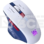 Мышь беспроводная Defender Tisa GM-126 белый/синий, 1600 dpi, радиоканал, Bluetooth, USB, кнопки - 6, фото5