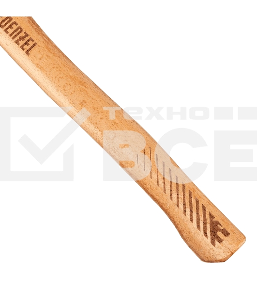 Топор Denzel 1000 г, кованый, буковое топорище