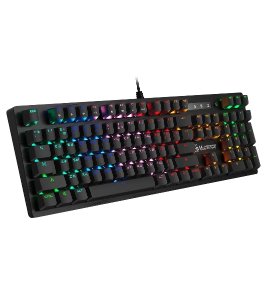 Клавиатура проводная A4 Bloody B820R Blue S механическая черный USB LED