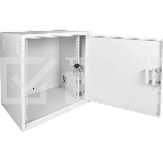 Шкаф настенный антивандальный распашной NTSS WAR 14U 600*500 мм, 2 профиля 19, сварной, серый RAL 7035 NTSS-WAR14U6050, фото3