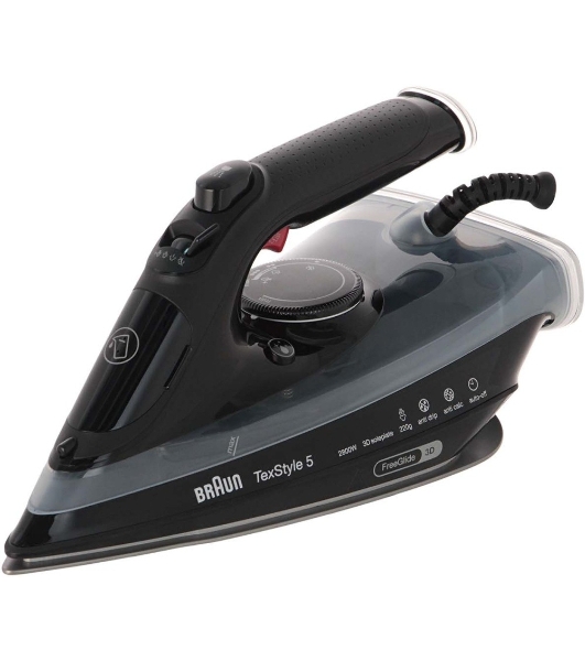 Утюг паровой Braun SI5088BK черный/серый, 2800 Вт, 50 г/мин, 220 г/мин, 300 мл