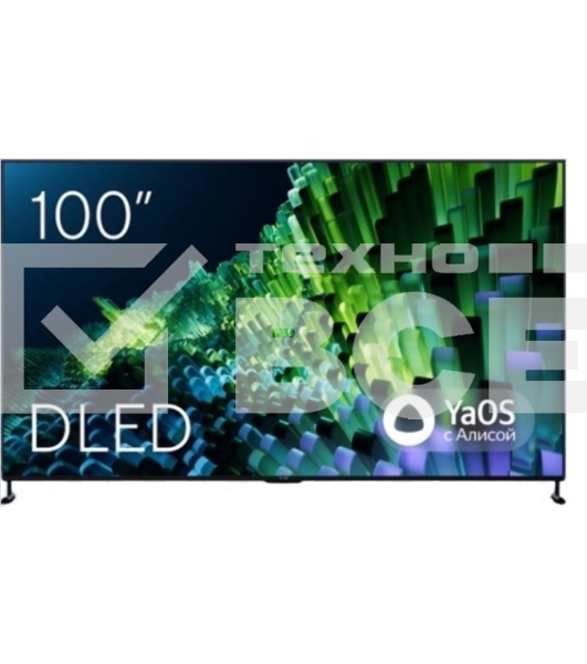 Телевизор Tuvio 100' TD100UFBHH11 черный DLED 4K UHD 60Hz Smart TV YaOS