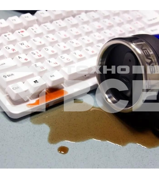 Клавиатура проводная SVEN Standard 301 USB белая