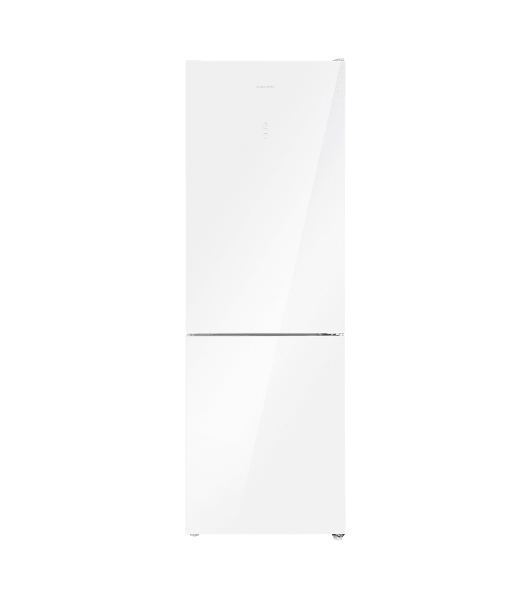 Холодильник Maunfeld MFF185NFW Matt Inverter белый двухкамерный 240/100 л морозилка снизу, No Frost