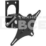 Кронштейн LE'STER LST-101.03 ТВ 10'-32' VESA 100x100, черный, наклон-поворот, фото 1