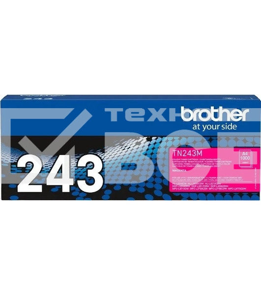 Картридж лазерный Brother TN243M пурпурный (1000стр.) для Brother DCP-9010 HL-3040/3050/3070 MFC-9010/9120/9320