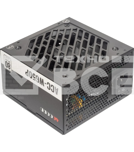 Блок питания Accord  ACC-W650P, 650Вт, 80 PLUS WHITE, 120мм, черный