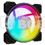 Вентилятор для корпуса Powercase M6-14-LED черный, 140 мм, 900 об/мин, 19.8 дБ, 4 pin, фото2
