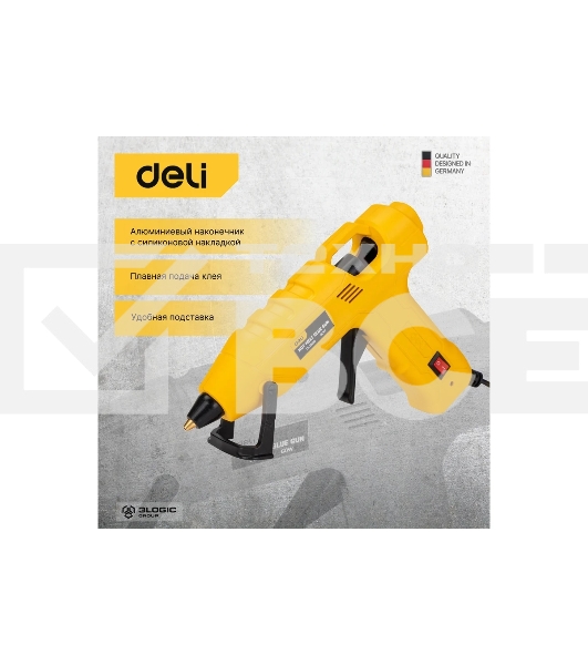 Пистолет клеевой Deli DL2560 (60Вт, диаметр стержня 11мм)
