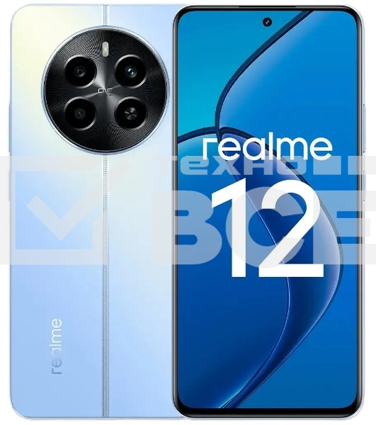 Смартфон Realme 12 4G, 8/512Gb, голубой