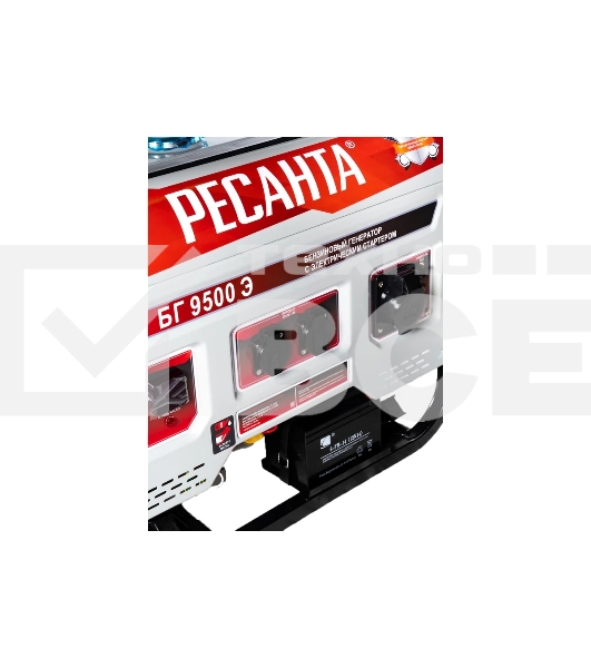 Электрогенератор бензиновый Ресанта БГ 9500 Э, 8 кВт, 75 дБ, 81.42 кг