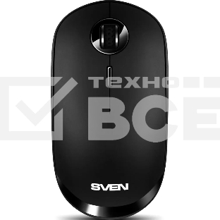Мышь беспроводная SVEN RX-570SW черный, 1600 dpi, радиоканал, Bluetooth, USB, кнопки - 4