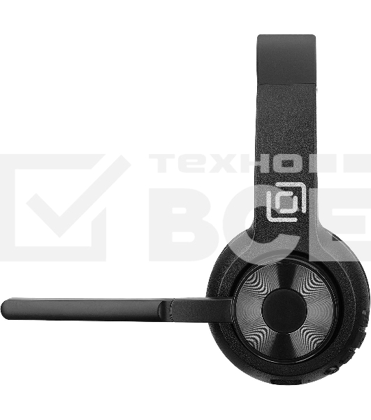 Наушники с микрофоном Оклик HS-M310 черный 1.5м накладные BT оголовье