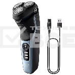 Электробритва Philips S3243/12 черный/голубой, фото3