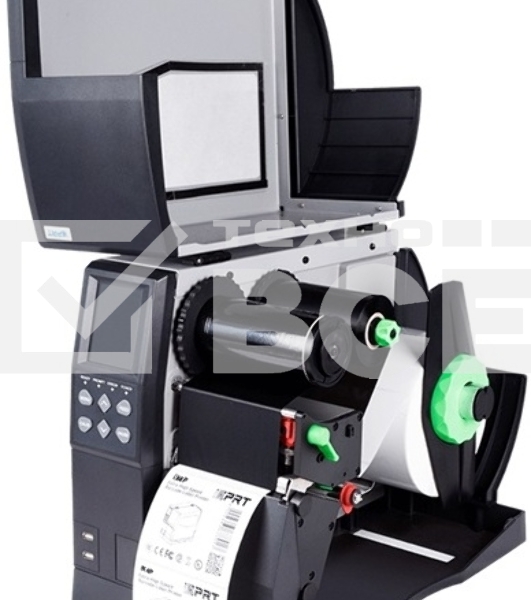 Принтер этикеток термотрансферный iDPRT iX4P Industrial 600 dpi, 102 мм/cек, USB, RS232, USB Host, Ethernet RJ-45, черный
