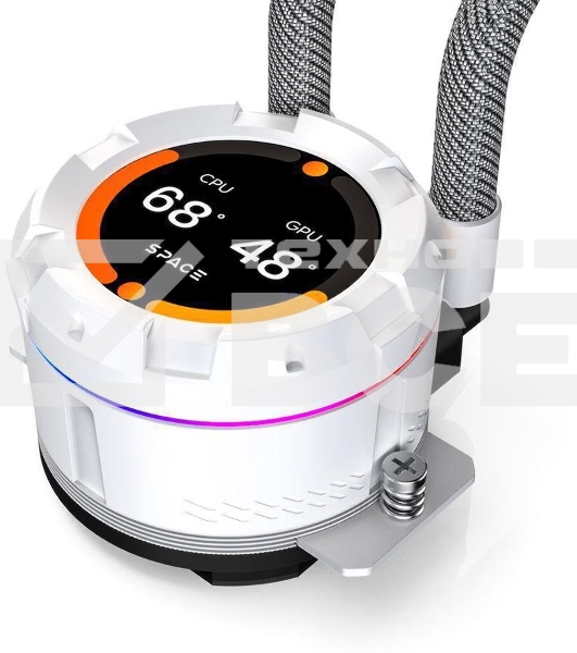 СВО для процессора ID-COOLING SL360 XE белый 120мм алюминий+медь 1800rpm 30db 4-pin 350W