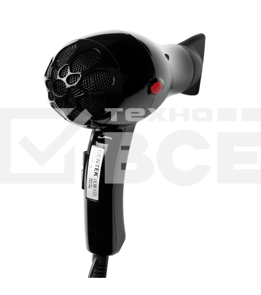 Фен Centek CT-2221 Professional 2200Вт, мощный AC мотор, 5 режимов, управление сбоку, хол воздух