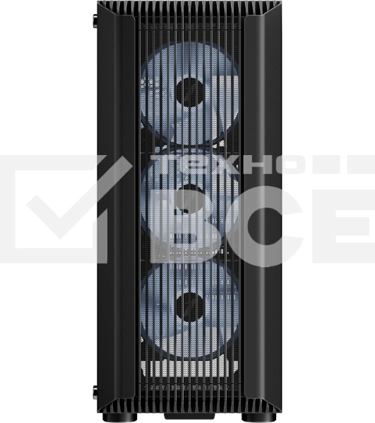 Компьютерный корпус 1STPLAYER BULLET HUNTER H6 ARGb черный ATX 4x120мм ARGb fans H6-BK-4F7